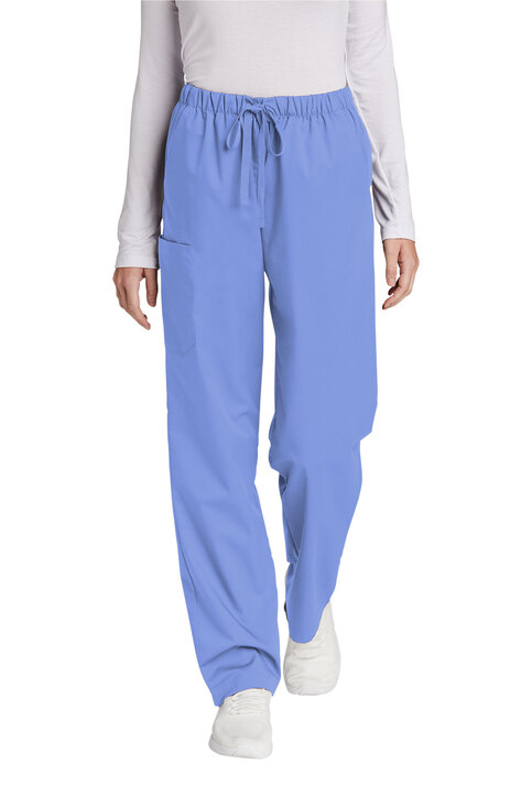 Wink® Women’s WorkFlex Cargo Pant — Ceil Blue, view 1